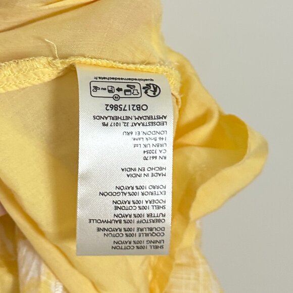 FREE PEOPLE Pappiet Midi Dress in Sunshine Combo Size Small - Picture 10 of 12